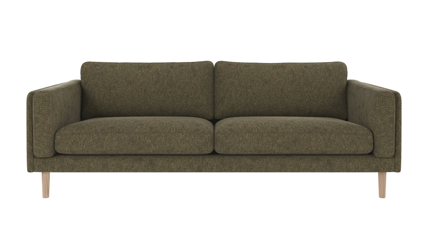 Braden sofa 3-seter - Whitewash eik ben