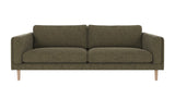 Braden sofa 3-seter - Whitewash eik ben