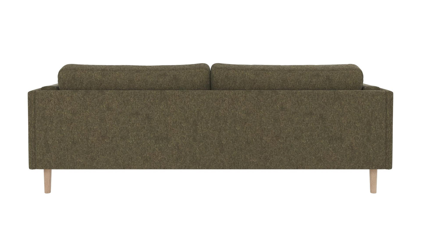 Braden sofa 3-seter - Whitewash eik ben