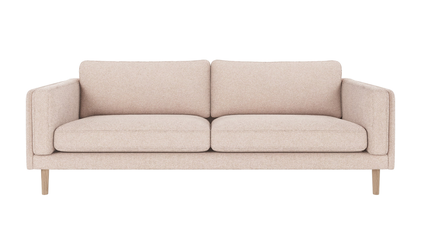 Braden sofa 3-seter - Whitewash eik ben