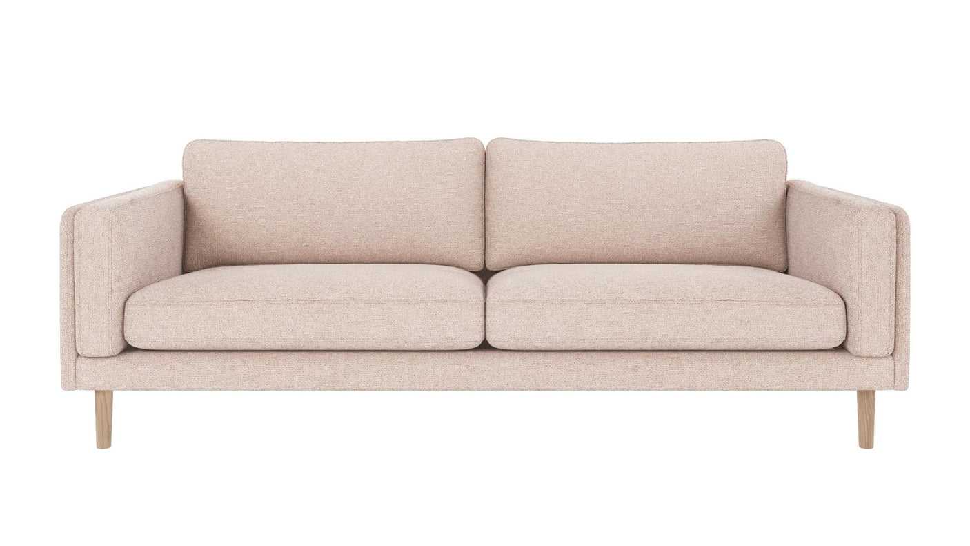 Braden sofa 3-seter - Whitewash eik ben