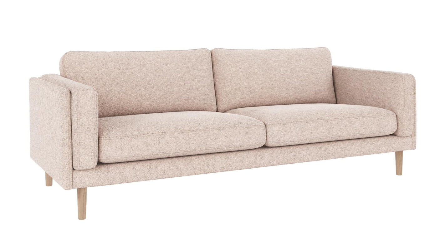 Braden sofa 3-seter - Whitewash eik ben