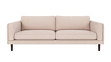 Braden sofa 3-seter - Brun eik ben