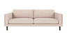 Braden sofa 3-seter - Brun eik ben