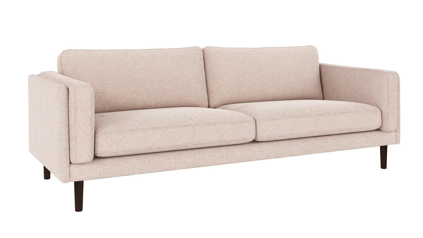 Braden sofa 3-seter - Brun eik ben
