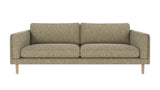 Braden sofa 3-seter - Whitewash eik ben