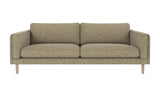 Braden sofa 3-seter - Whitewash eik ben