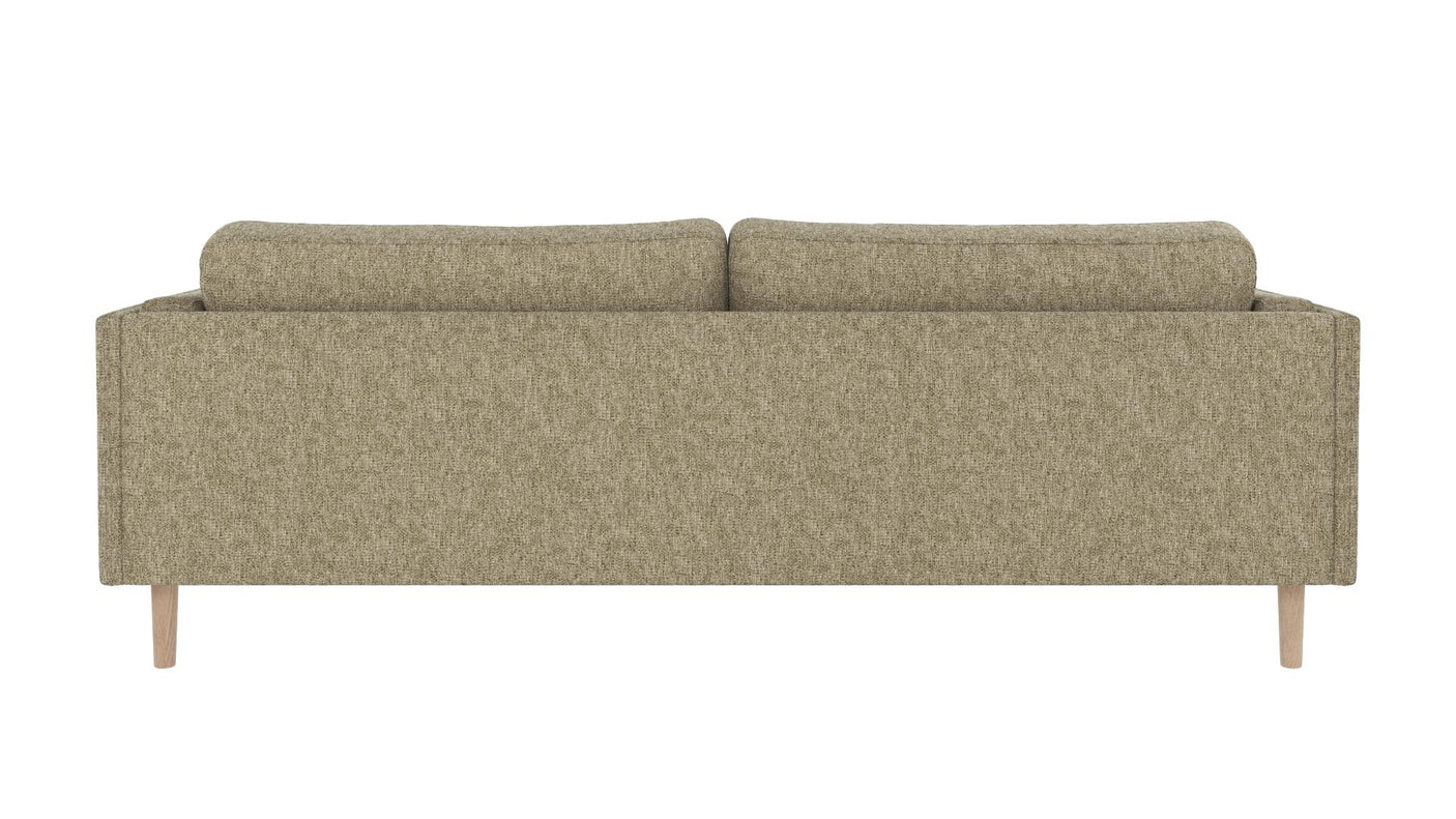 Braden sofa 3-seter - Whitewash eik ben