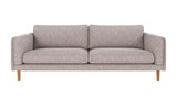 Braden sofa 3-seter - Eik ben