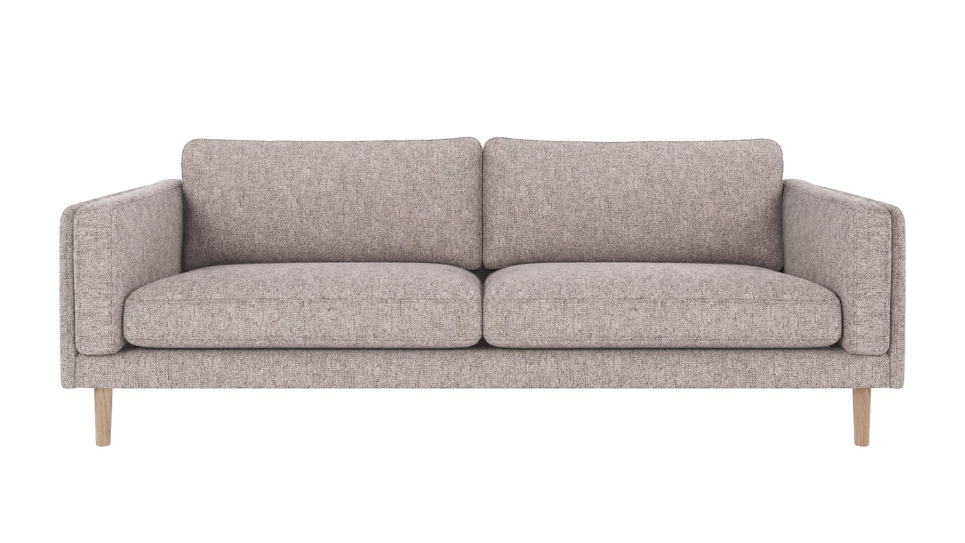 Braden sofa 3-seter - Whitewash eik ben