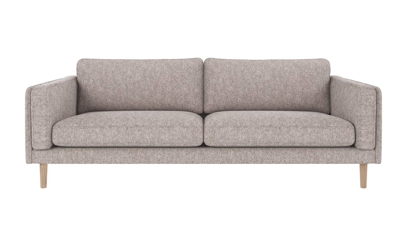 Braden sofa 3-seter - Whitewash eik ben