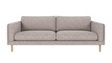 Braden sofa 3-seter - Whitewash eik ben