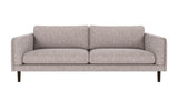 Braden sofa 3-seter - Brun eik ben