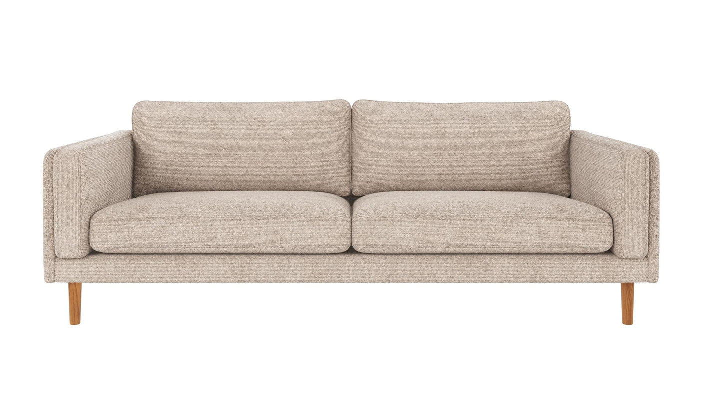 Braden sofa 3-seter - Eik ben