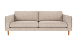 Braden sofa 3-seter - Eik ben
