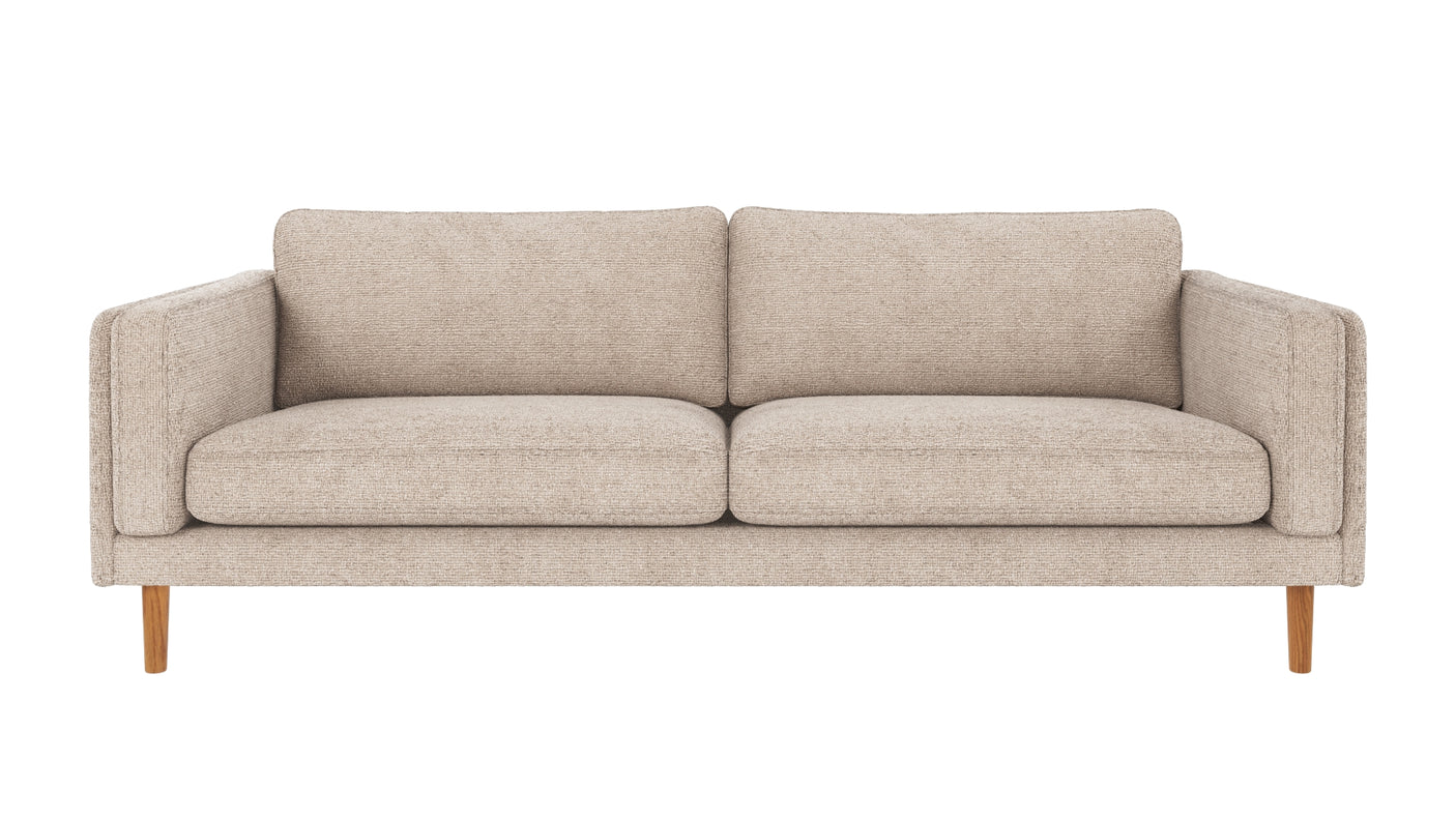 Braden sofa 3-seter - Eik ben