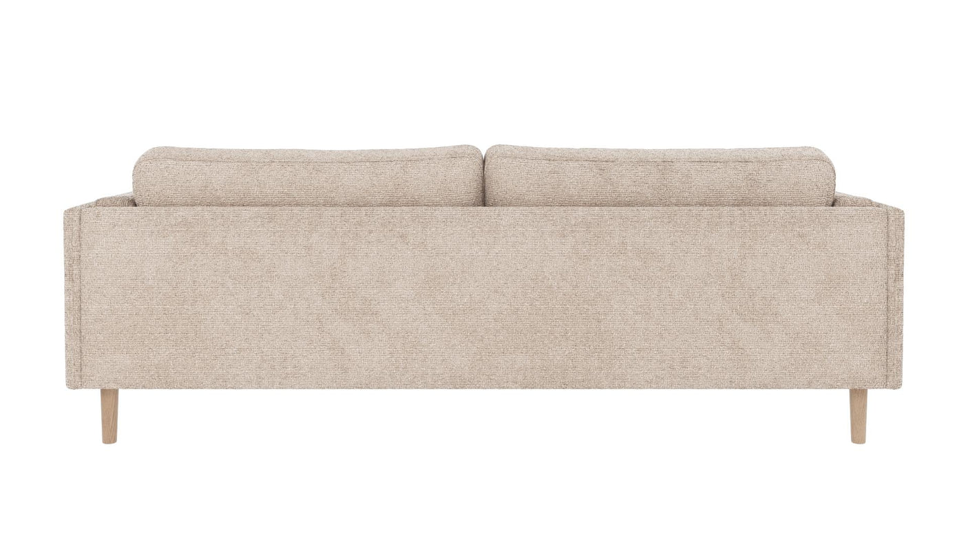 Braden sofa 3-seter - Whitewash eik ben
