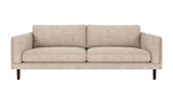 Braden sofa 3-seter - Brun eik ben
