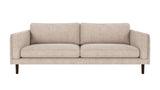 Braden sofa 3-seter - Brun eik ben