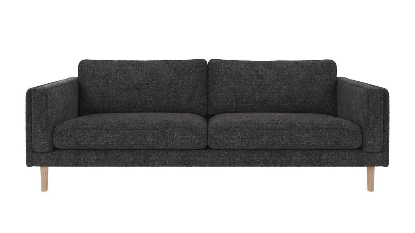Braden sofa 3-seter - Whitewash eik ben