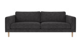 Braden sofa 3-seter - Whitewash eik ben