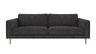 Braden sofa 3-seter - Whitewash eik ben
