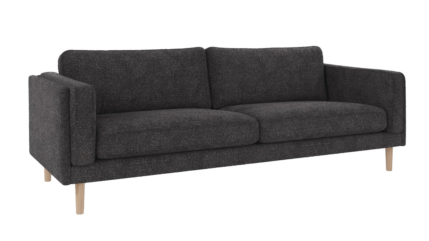 Braden sofa 3-seter - Whitewash eik ben