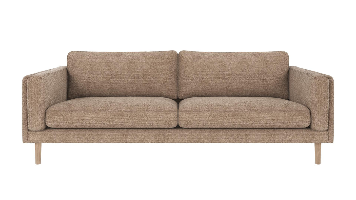 Braden sofa 3-seter - Whitewash eik ben