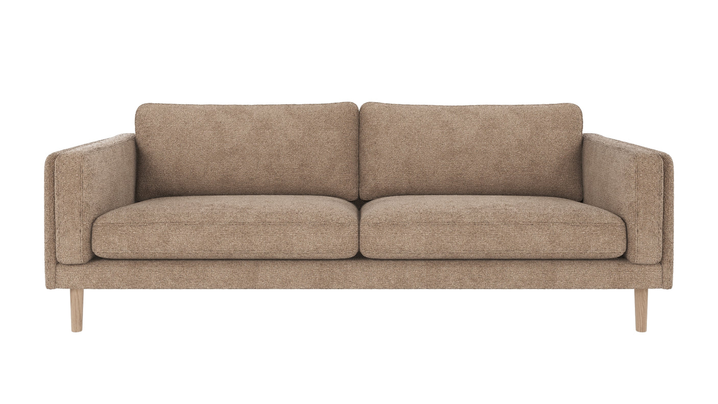Braden sofa 3-seter - Whitewash eik ben