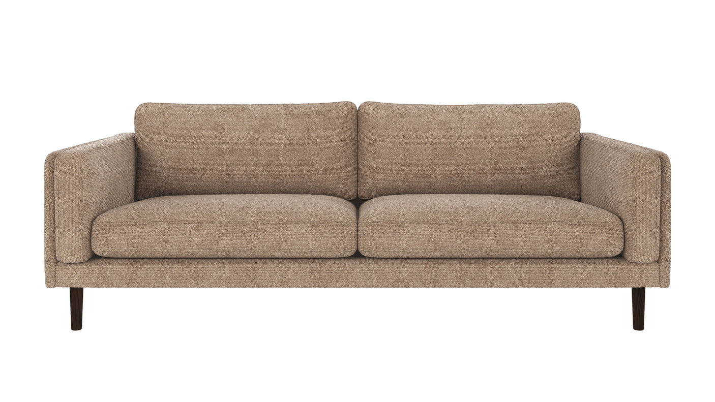 Braden sofa 3-seter - Brun eik ben