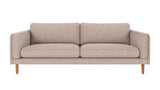Braden sofa 3-seter - Eik ben