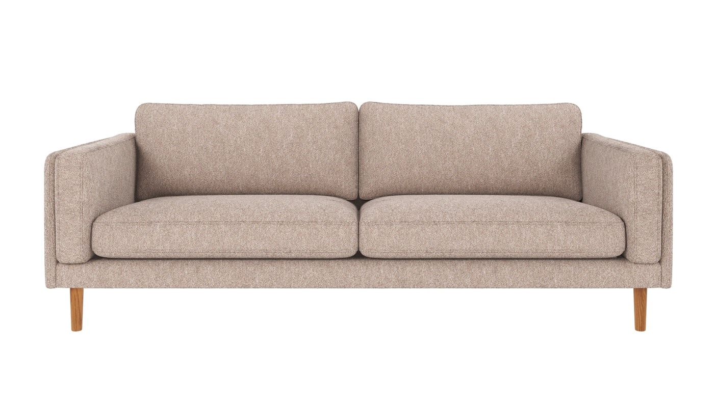 Braden sofa 3-seter - Eik ben