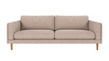 Braden sofa 3-seter - Eik ben
