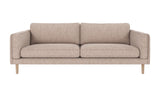 Braden sofa 3-seter - Whitewash eik ben
