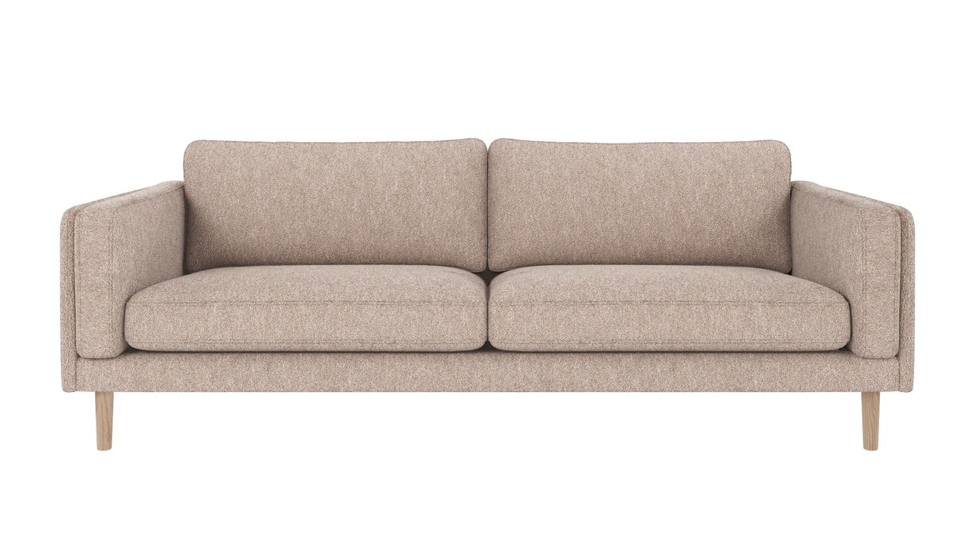 Braden sofa 3-seter - Whitewash eik ben