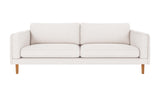 Braden sofa 3-seter - Eik ben