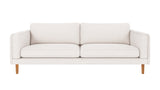 Braden sofa 3-seter - Eik ben