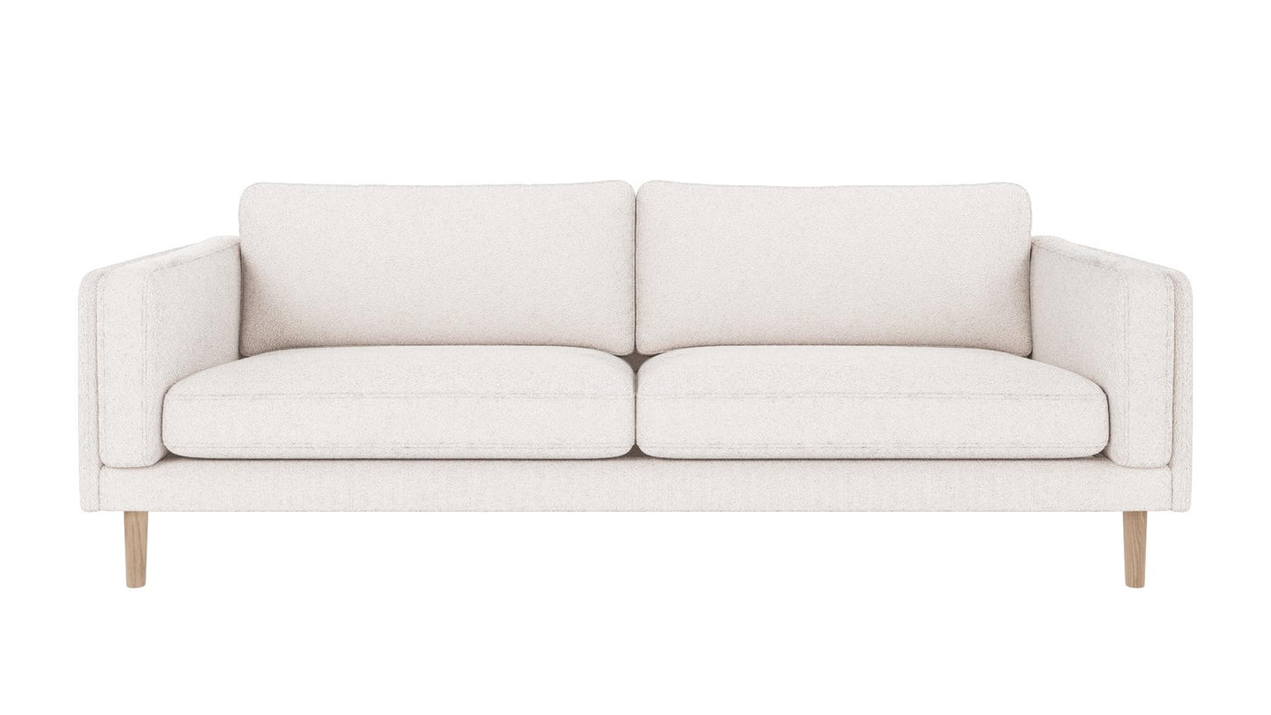 Braden sofa 3-seter - Whitewash eik ben