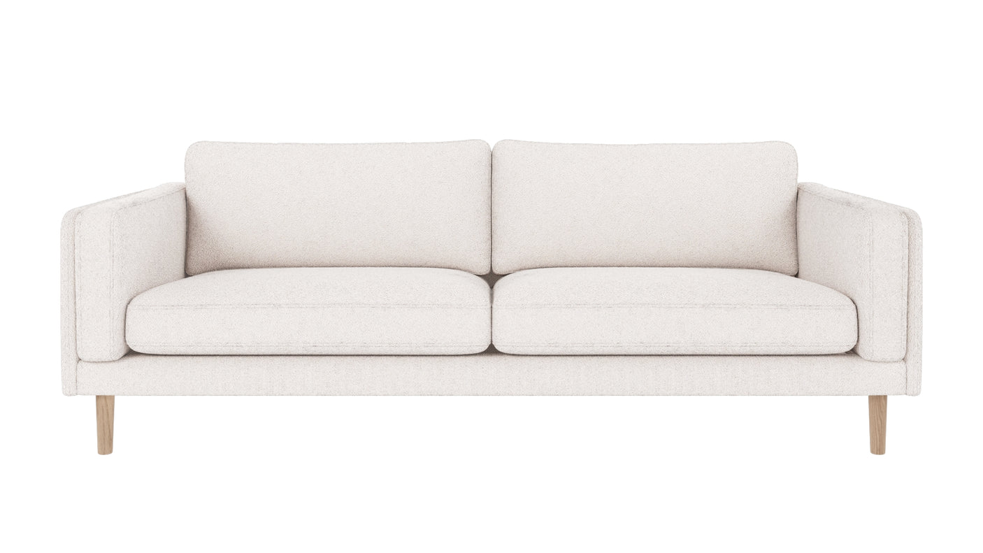 Braden sofa 3-seter - Whitewash eik ben