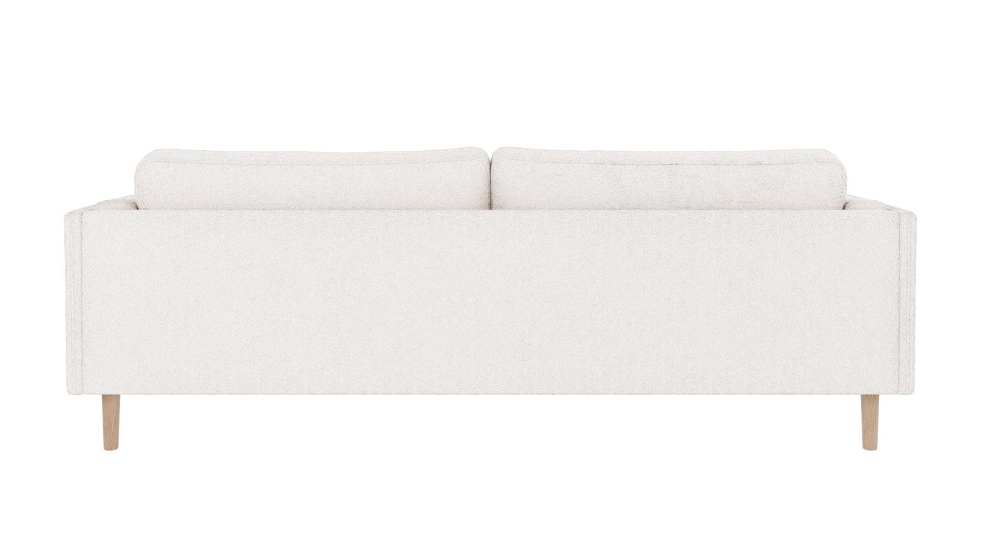 Braden sofa 3-seter - Whitewash eik ben