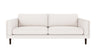 Braden sofa 3-seter - Brun eik ben