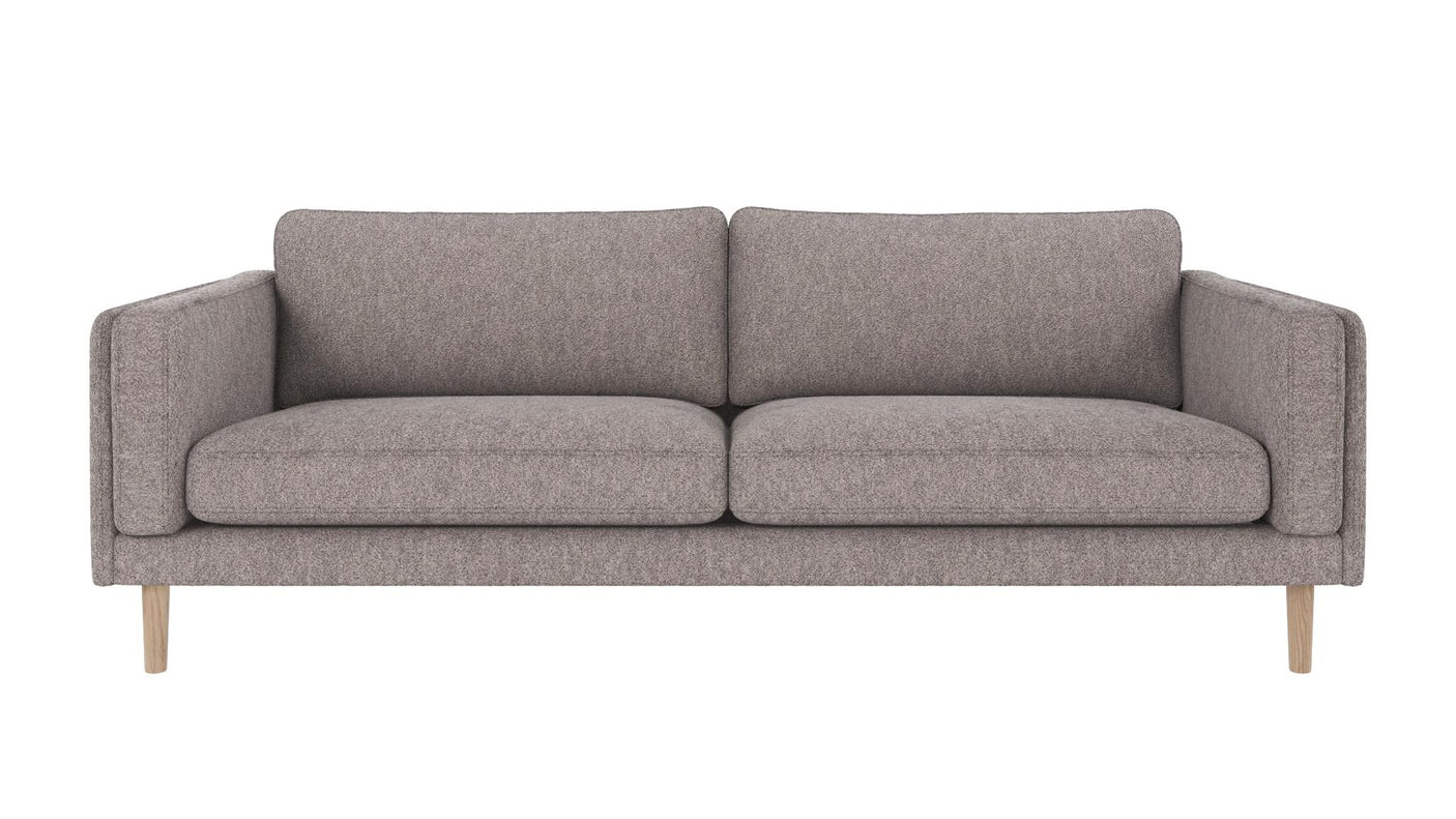 Braden sofa 3-seter - Whitewash eik ben