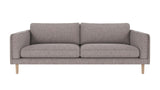 Braden sofa 3-seter - Whitewash eik ben