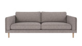 Braden sofa 3-seter - Whitewash eik ben