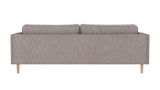 Braden sofa 3-seter - Whitewash eik ben