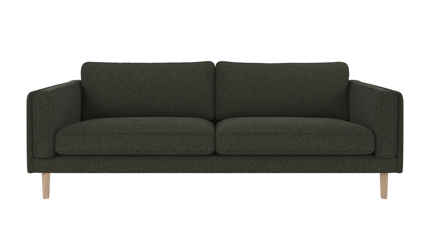 Braden sofa 3-seter - Whitewash eik ben