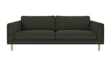 Braden sofa 3-seter - Whitewash eik ben