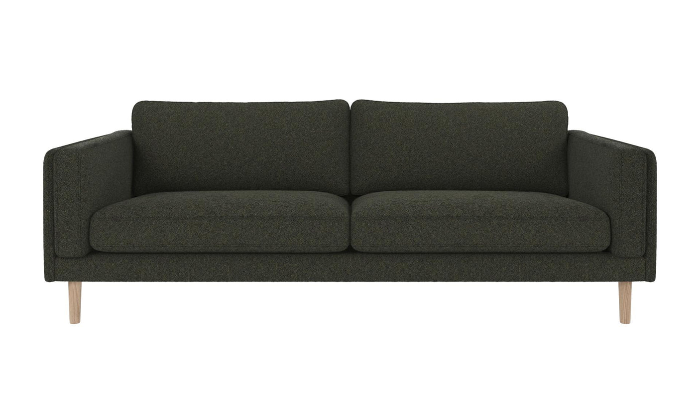 Braden sofa 3-seter - Whitewash eik ben
