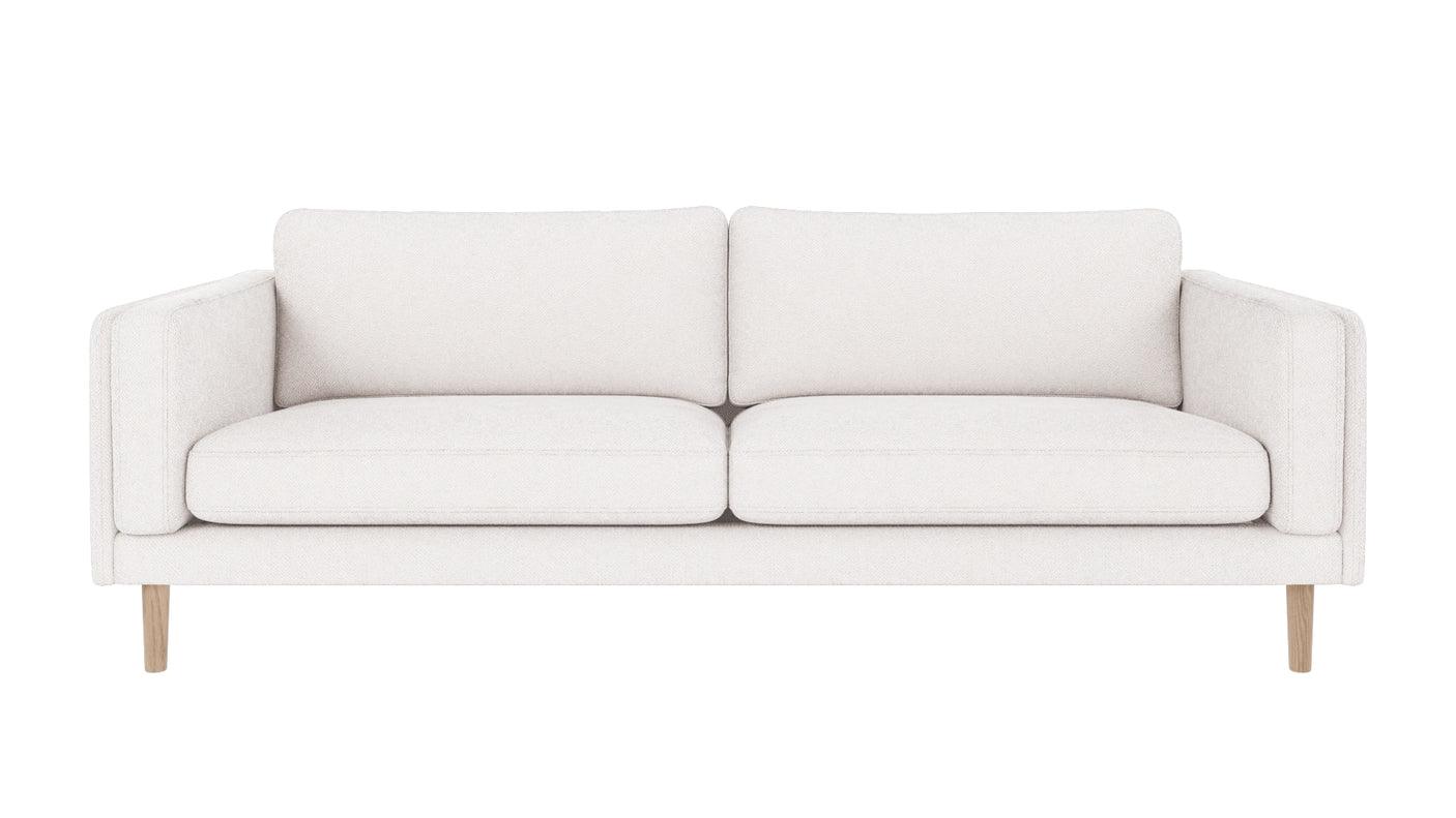 Braden sofa 3-seter - Whitewash eik ben