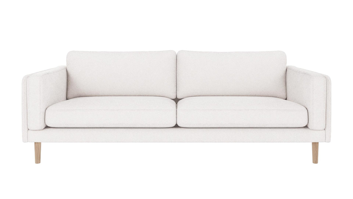 Braden sofa 3-seter - Whitewash eik ben